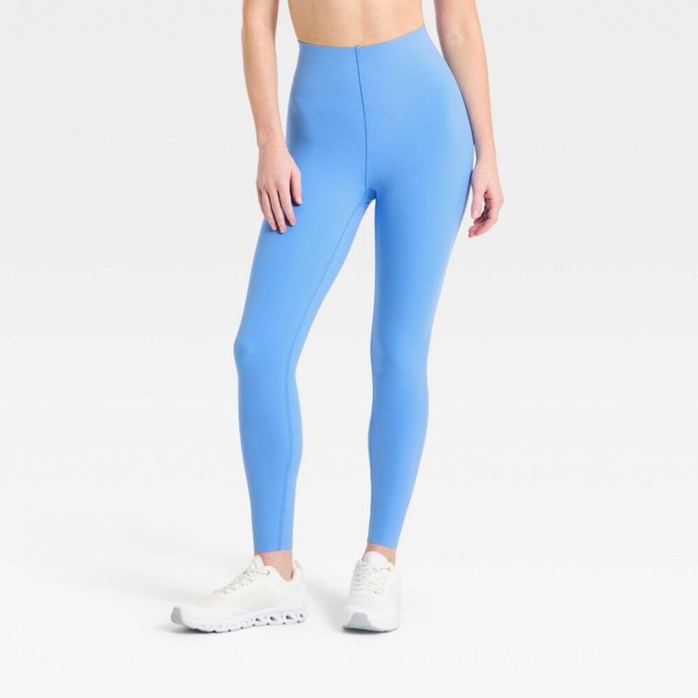 Women's Super Flex Ultra High Rise Bonded Leggings - All In Motion Blue Light L
